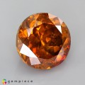 Natural Sphalerite 14.46 Carats Orange Round 13x10 mm Loose Gemstone - Image 6
