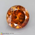 Natural Sphalerite 14.46 Carats Orange Round 13x10 mm Loose Gemstone - Image 7