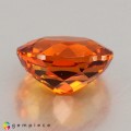 Natural Spessartite garnet 1.69 Carats Mandarin Orange Oval 7x6 mm Loose Gemstone - Image 4
