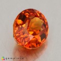 Natural Spessartite garnet 1.69 Carats Mandarin Orange Oval 7x6 mm Loose Gemstone - Image 5
