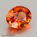 Natural Spessartite garnet 1.69 Carats Mandarin Orange Oval 7x6 mm Loose Gemstone - Image 6