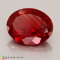 Natural Andesine 2 Carats Red  Oval 10x8 mm Loose Gemstone - Image 2