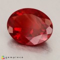 Natural Andesine 2 Carats Red  Oval 10x8 mm Loose Gemstone - Image 3