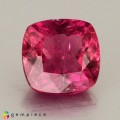 Natural Rubellite 1.54 Carats Purplish Pink Antique Cushion 7x7 mm Loose Gemstone - Image 3