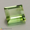 Natural Tourmaline 2.40 Carats Green Baguette 8x7 mm Loose Gemstone - Image 3