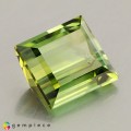Natural Tourmaline 2.40 Carats Green Baguette 8x7 mm Loose Gemstone - Image 1
