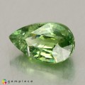 Natural Demantoid garnet 1.01 Carats Green Pear 7x4 mm Loose Gemstone - Image 2