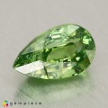 Natural Demantoid garnet 1.01 Carats Green Pear 7x4 mm Loose Gemstone - Image 1