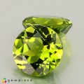 Natural Peridot 10.15 Carats Green Round 11x6 mm Loose Gemstone - Image 2