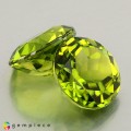 Natural Peridot 10.15 Carats Green Round 11x6 mm Loose Gemstone - Image 6