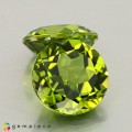 Natural Peridot 10.15 Carats Green Round 11x6 mm Loose Gemstone - Image 8