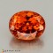 spessartite garnet  1.72cts - 7x6mm