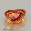 Natural Spessartite garnet 1.72 Carats Mandarin Orange Oval 7x6 mm Loose Gemstone - Image 4