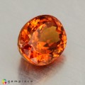 Natural Spessartite garnet 1.72 Carats Mandarin Orange Oval 7x6 mm Loose Gemstone - Image 5