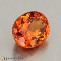 Natural Spessartite garnet 1.72 Carats Mandarin Orange Oval 7x6 mm Loose Gemstone - Image 6