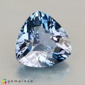 Natural Apatite 1.13 Carats Blue Trilliant  7x7 mm Loose Gemstone - Image 2