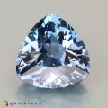 Natural Apatite 1.13 Carats Blue Trilliant  7x7 mm Loose Gemstone - Image 3