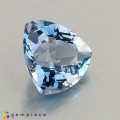Natural Apatite 1.13 Carats Blue Trilliant  7x7 mm Loose Gemstone - Image 6