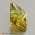 Natural Tourmaline 5.18 Carats Honey Yellow Fancy  12x9 mm Loose Gemstone - Image 5
