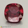 Natural Rhodolite garnet 4.72 Carats Pinkish Red Antique Cushion 10x10 mm Loose Gemstone - Image 2