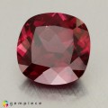 Natural Rhodolite garnet 4.72 Carats Pinkish Red Antique Cushion 10x10 mm Loose Gemstone - Image 3