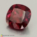 Natural Rhodolite garnet 4.72 Carats Pinkish Red Antique Cushion 10x10 mm Loose Gemstone - Image 4