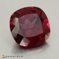 Natural Rhodolite garnet 4.72 Carats Pinkish Red Antique Cushion 10x10 mm Loose Gemstone - Image 8