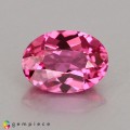 Natural Spinel 0.63 Carats Crimson Pink Oval 6x5 mm Loose Gemstone - Image 1