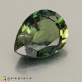 Natural Sapphire 1.41 Carats Green Pear 8x6 mm Loose Gemstone - Image 1