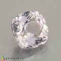 Natural Apatite 12.24 Carats Half White Antique Cushion 14x13 mm Loose Gemstone - Image 1
