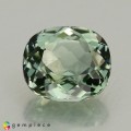 Natural Tourmaline 2.14 Carats Green Cushion 8x7 mm Loose Gemstone - Image 1