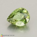 Natural Demantoid garnet 1.15 Carats Green Pear 7x6 mm Loose Gemstone - Image 1