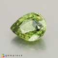 Natural Demantoid garnet 1.15 Carats Green Pear 7x6 mm Loose Gemstone - Image 2