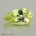 Natural Amblygonite 1.80 Carats Yellowish Green Pear 11x6 mm Loose Gemstone - Image 1