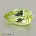 Natural Amblygonite 1.80 Carats Yellowish Green Pear 11x6 mm Loose Gemstone - Image 3