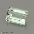 Natural Tourmaline 3.55 Carats Very Light Green Emerald Cut 10x8 mm Loose Gemstone - Image 2