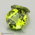 Natural Peridot 10.13 Carats Green Round 11x6 mm Loose Gemstone - Image 3