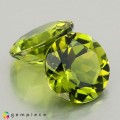 Natural Peridot 10.13 Carats Green Round 11x6 mm Loose Gemstone - Image 6