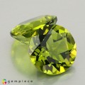 Natural Peridot 10.13 Carats Green Round 11x6 mm Loose Gemstone - Image 7