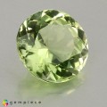 Natural Amblygonite 1.66 Carats Yellowish Green Round 8x5 mm Loose Gemstone - Image 6