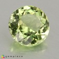 Natural Amblygonite 1.66 Carats Yellowish Green Round 8x5 mm Loose Gemstone - Image 7