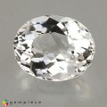 Natural Beryl 2.37 Carats White Oval 10x8 mm Loose Gemstone - Image 2