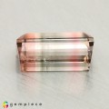 Natural Tourmaline 1.69 Carats Green To Pink Emerald Cut 9x5 mm Loose Gemstone - Image 4