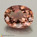 Natural Tourmaline 2.59 Carats Peach Pink Oval 10x8 mm Loose Gemstone - Image 2
