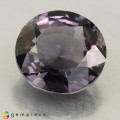 Natural Spinel 3.14 Carats Purple Round 9x5 mm Loose Gemstone - Image 1