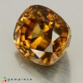 Natural Zircon 5.38 Carats Imperial Brown Cushion 10x8 mm Loose Gemstone - Image 3