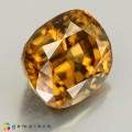 Natural Zircon 5.38 Carats Imperial Brown Cushion 10x8 mm Loose Gemstone - Image 5