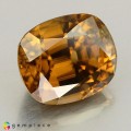 Natural Zircon 5.38 Carats Imperial Brown Cushion 10x8 mm Loose Gemstone - Image 6