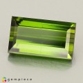 Natural Tourmaline 3.64 Carats Vivid Green Baguette 12x7 mm Loose Gemstone - Image 2