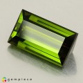 Natural Tourmaline 3.64 Carats Vivid Green Baguette 12x7 mm Loose Gemstone - Image 3